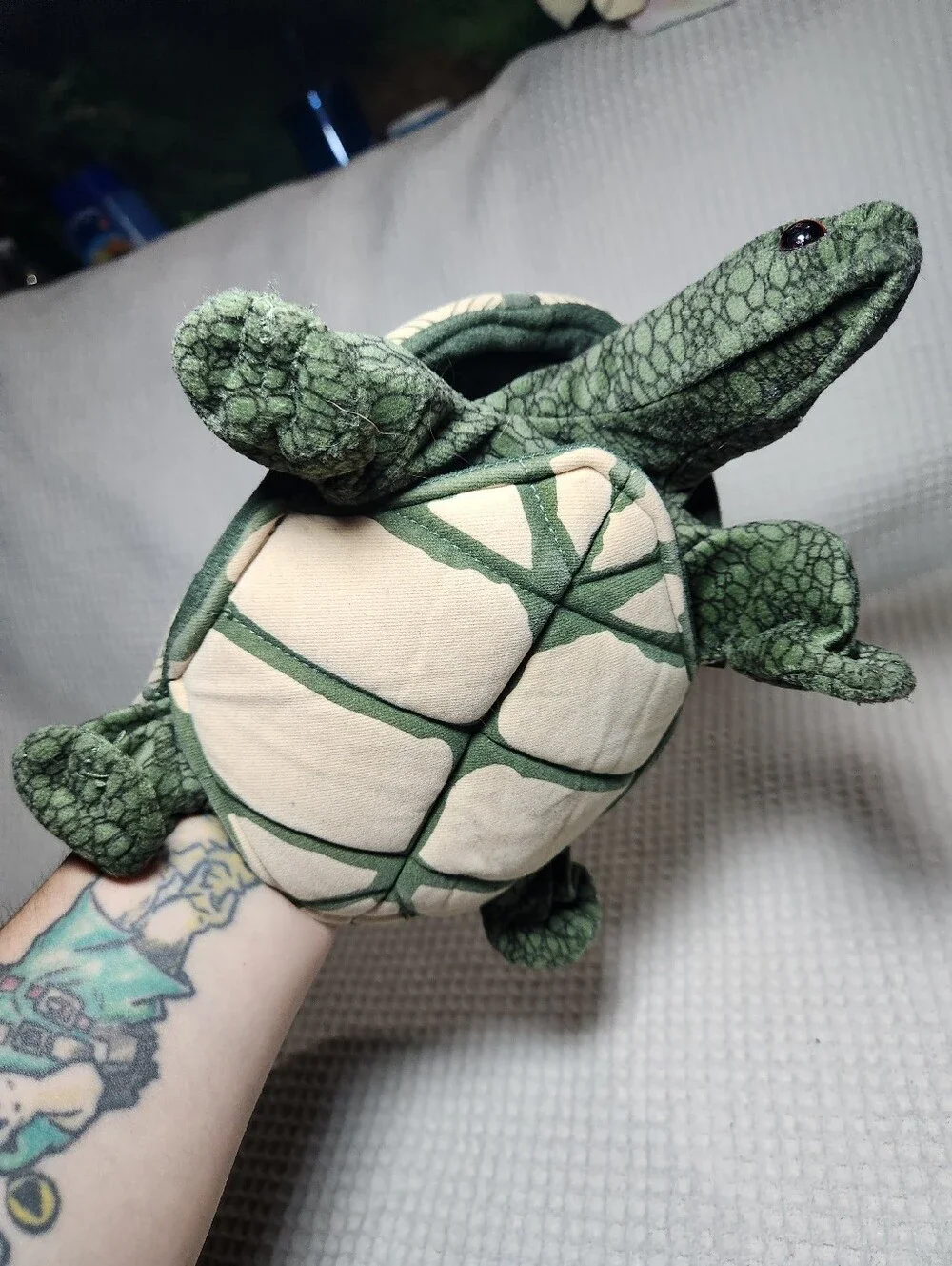Folkmanis Tortoise plush hand puppet